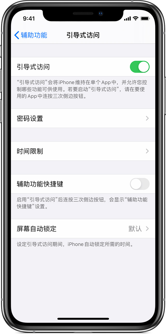 砀山苹果手机维修分享如何在 iPhone 上退出引导式访问 