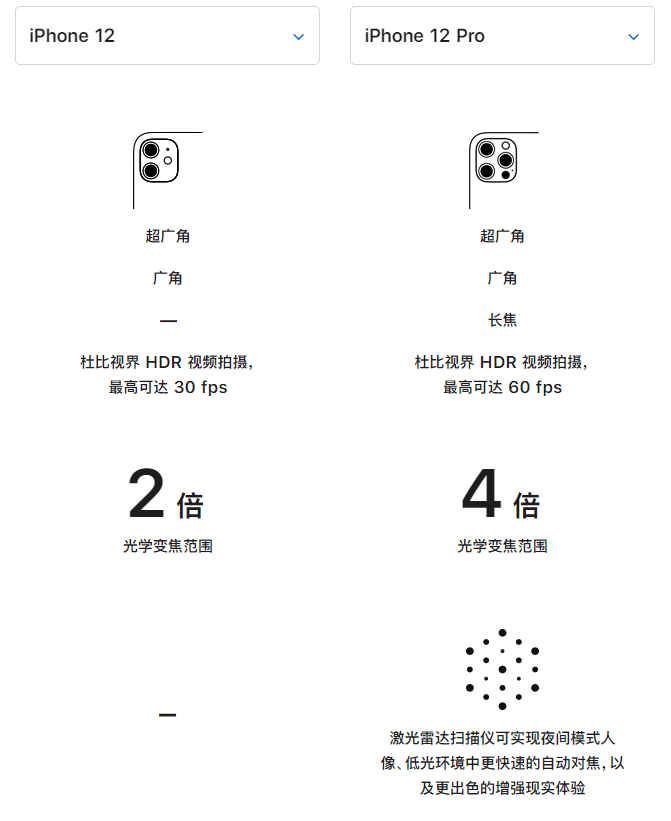 砀山苹果手机维修分享苹果 iPhone 12 与 iPhone 12 Pro 选哪款 
